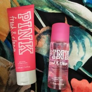 Pink fresh and clean set